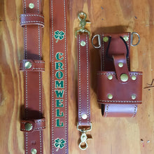 Load image into Gallery viewer, 1.5" Custom Radio Strap/Holster Combo (stitched)